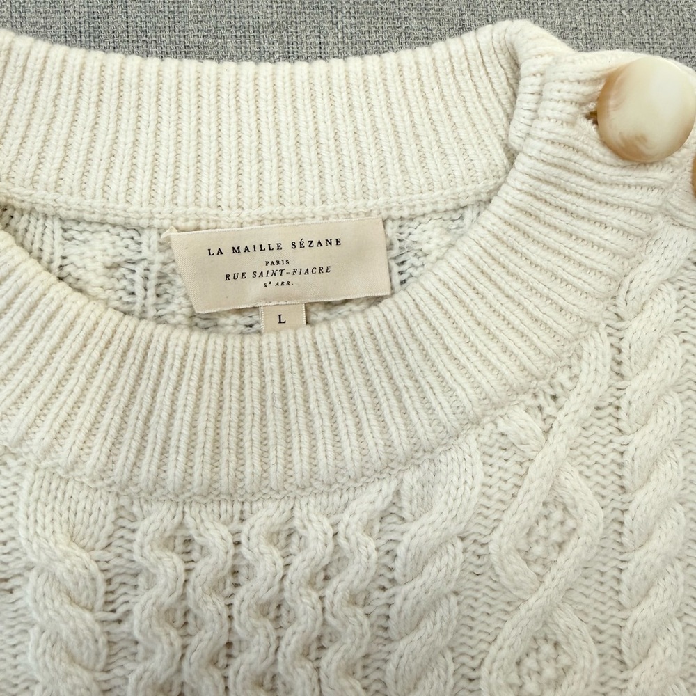 Sezane Gregoire Jumper, Size L - Picture 8 of 10